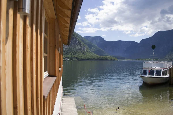 Typický pohled na Salzkammergut — Stock fotografie