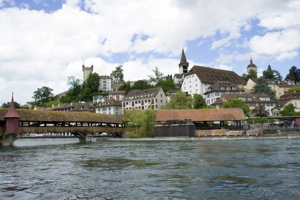 Río Reuss en Lucerna — Foto de Stock