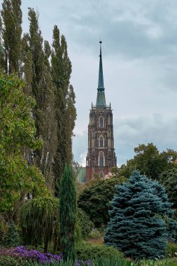 Cathedral St John the Baptist Wroclaw Wroclaw Roma Katolik Başpiskopos koltuk ve Polonya Wroclaw city bir dönüm noktası olduğunu.