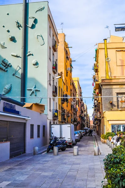 Hdr Plaia de barceloneta — Stockfoto