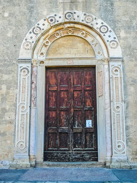 HDR Santa Maria i Castello i Tarquinia — Stockfoto