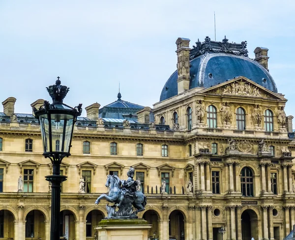 HDR Louvre Paris — Stock fotografie