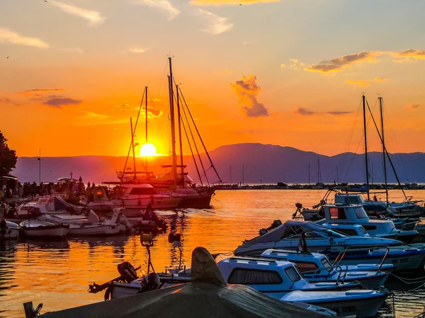 HDR Malinska ηλιοβασίλεμα — Φωτογραφία Αρχείου