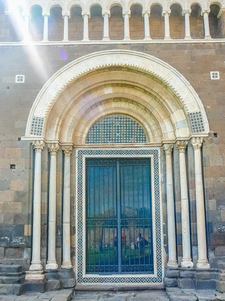 HDR San Pietro church in Tuscania — Stock Photo, Image