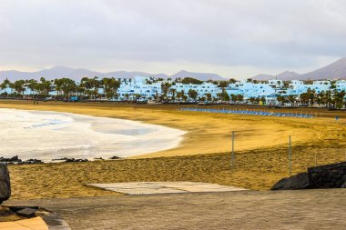 HDR Lanzarote sahilde İspanyolca Kanarya Adaları