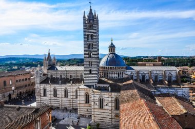 HDR katedral kilise Siena