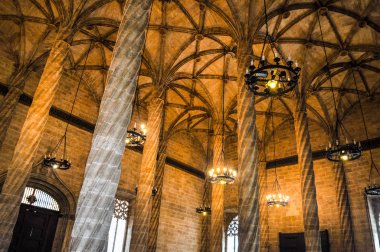 Valencia'da HDR Llotja de la Seda (ipek değişimi)