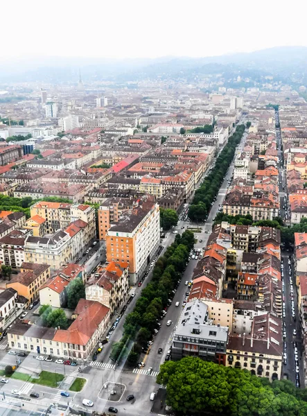 HDR Veduta aerea di Torino — Foto Stock