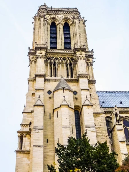 HDR Notre Dame Paříž — Stock fotografie