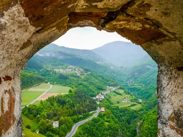 HDR Vista de Besenello — Foto de Stock