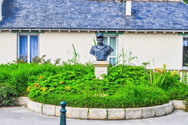 Estátua HDR Leclerc em Amboise França — Fotografia de Stock