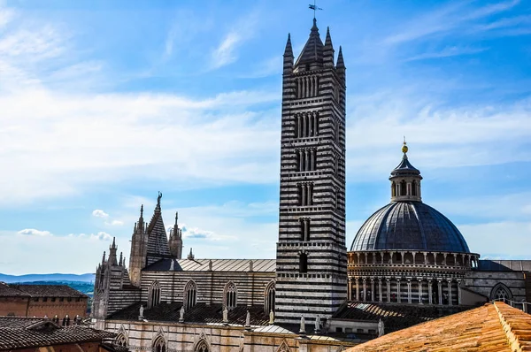 HDR katedral kilise Siena — Stok fotoğraf