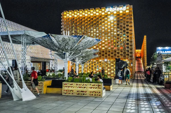 Pavilhão HDR Polônia na Exposição de Milão em Milão — Fotografia de Stock