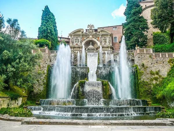 HDR Villa Este gardens — Zdjęcie stockowe