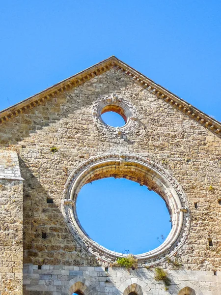 HDR San Galgano Abbey — Stock Photo, Image