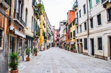 HDR Venedik gelen turist