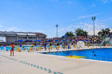 HDR Stadio del Nuoto Riccione'da (yüzmek Stadyumu anlamına gelir)