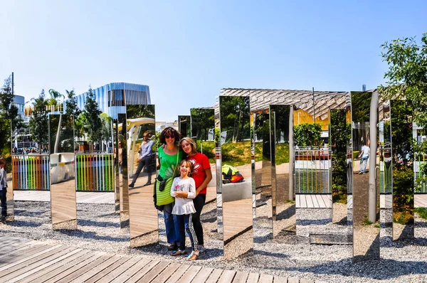 Детский парк HDR на Milan Expo в Милане — стоковое фото