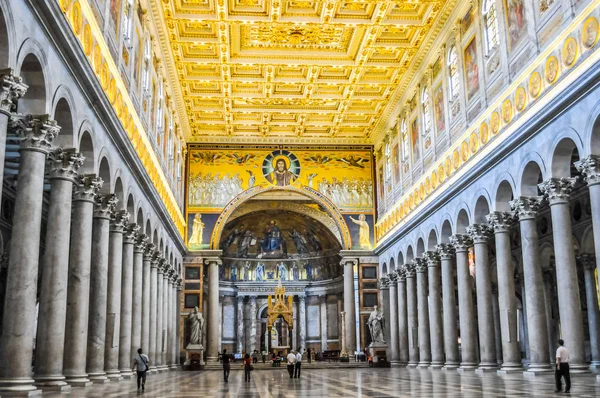 HDR Iglesia de San Paolo Fuori Le Mura en Roma —  Fotos de Stock