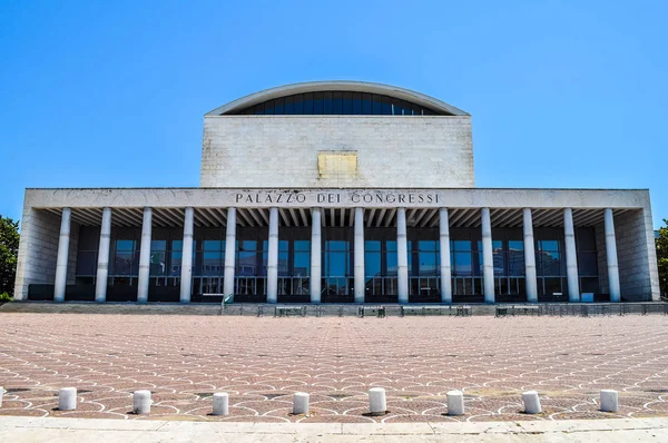 HDR Palazzo dei Congressi i Rom — Stockfoto