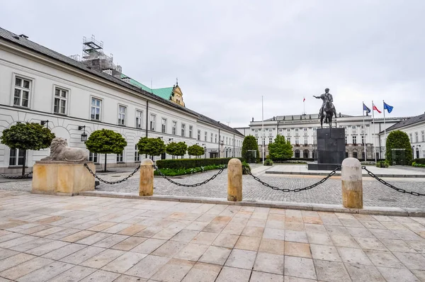 HDR Palac Prezydencki meaning Presidential Palace in Warsaw — Stock Photo, Image