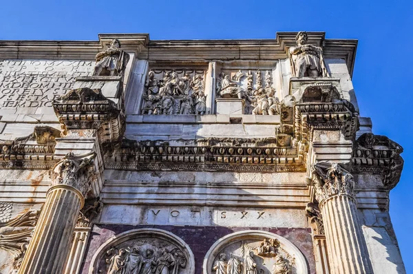 HDR Arco de Constantino Roma —  Fotos de Stock