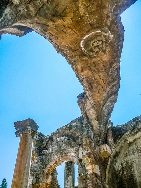 HDR Villa Adriano ruinerna i Tivoli — Stockfoto