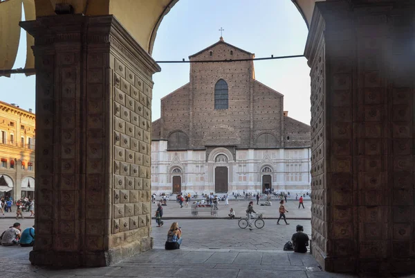 Igreja de San Petronio em Bolonha — Fotografia de Stock