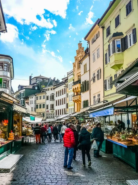 HDR Vista de Bolzano — Foto de Stock