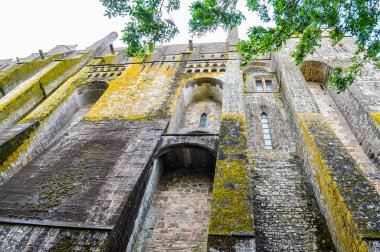 HDR Mont St Michel Manastırı Fransa