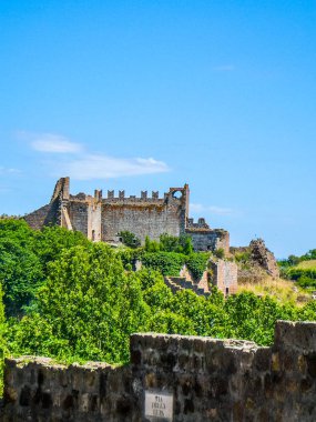 HDR görünümü Tuscania şehir