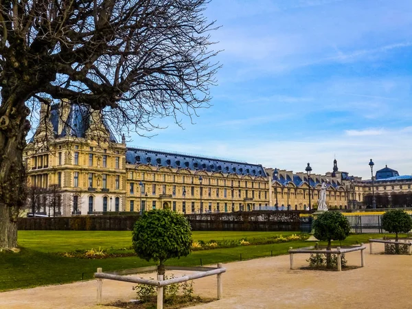 HDR Louvre Parijs — Stockfoto