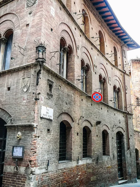 HDR widok miasta Siena — Zdjęcie stockowe