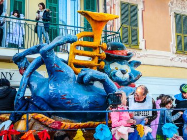 HDR Carnival celebrations in Loano clipart