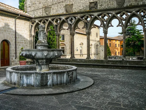 HDR Palazzo dei Papi in Viterbo — Stok fotoğraf