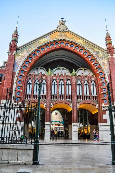 HDR Mercado de Colon (Columbus rynku) w Walencji — Zdjęcie stockowe