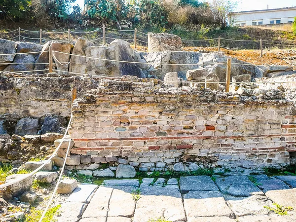 Hdr römischen Bäder Ruinen in Fordongianus — Stockfoto