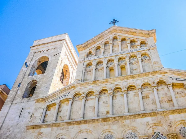 HDR Santa Maria cathedral in Cagliari — Stock Photo, Image