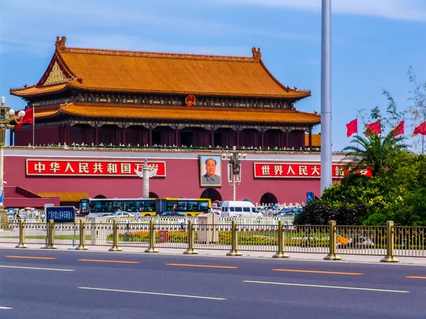 HDR Himmelska fridens torg i Peking — Stockfoto