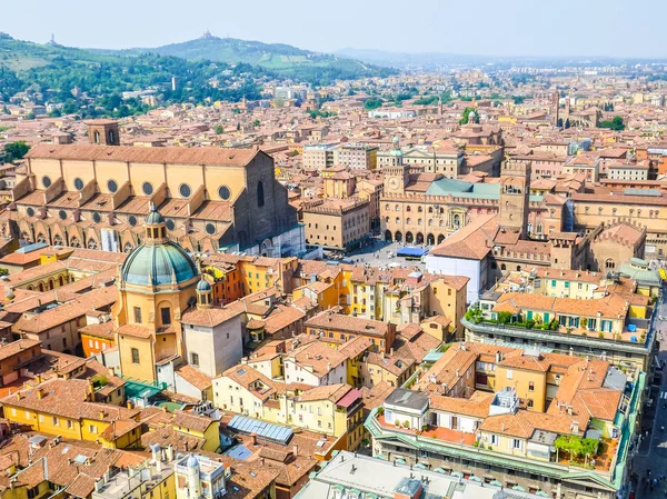 HDR letecký pohled na Bologna — Stock fotografie