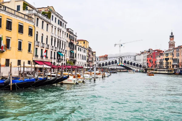 HDR Puente de Rialto Venecia — Foto de Stock
