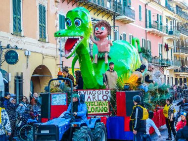 HDR Carnival celebrations in Loano clipart