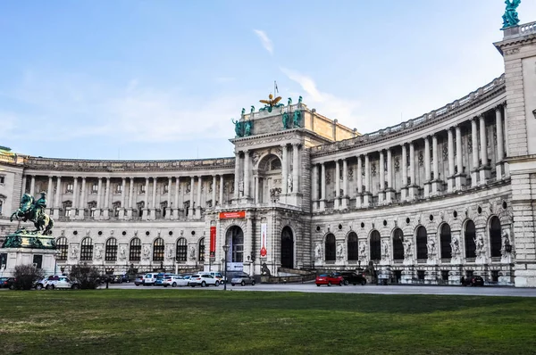 HDR Palacio de Hofburg en Wien — Foto de Stock