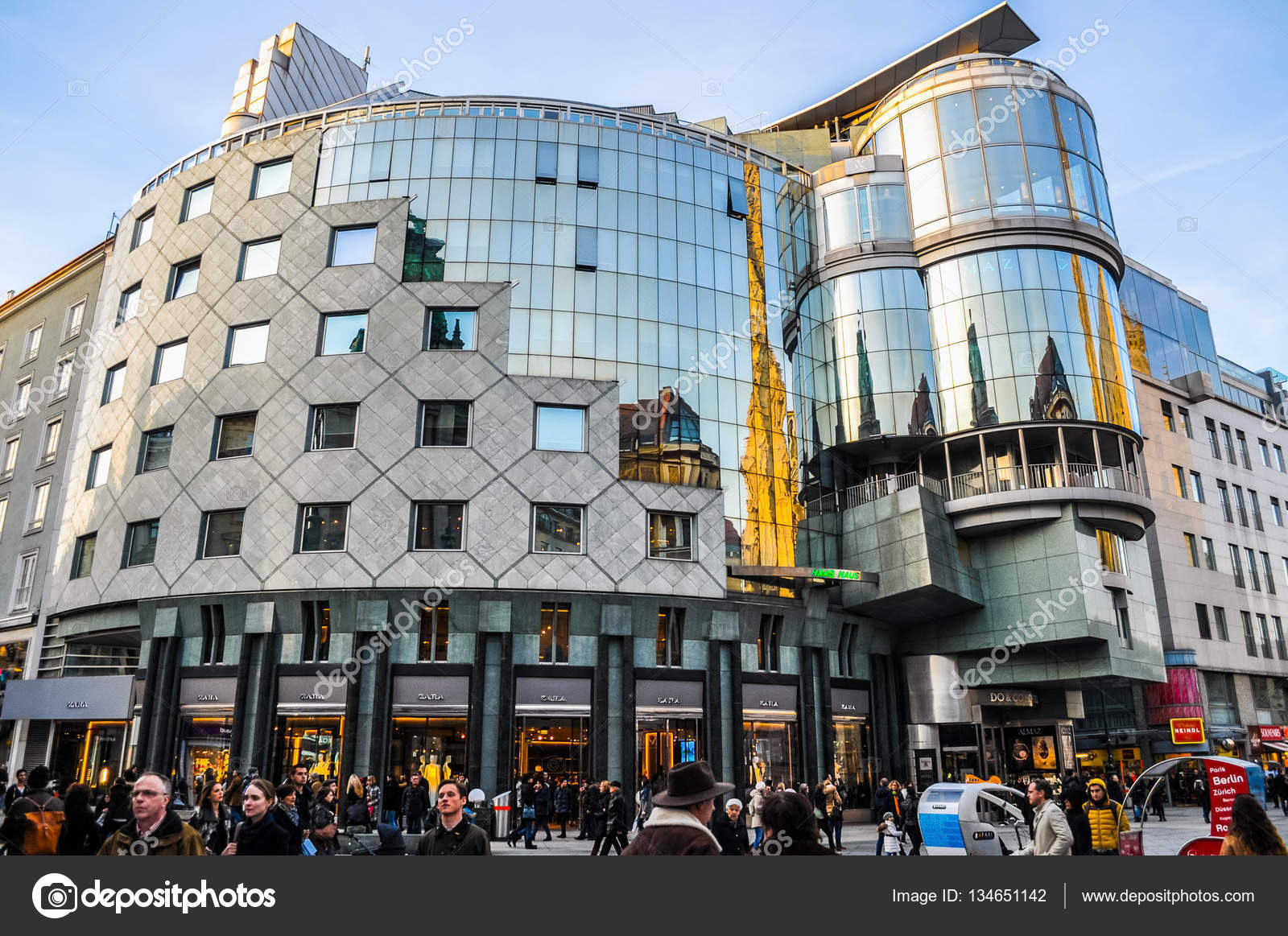 Hdr Haas Haus In Wien Stock Editorial Photo C Scrisman 134651142