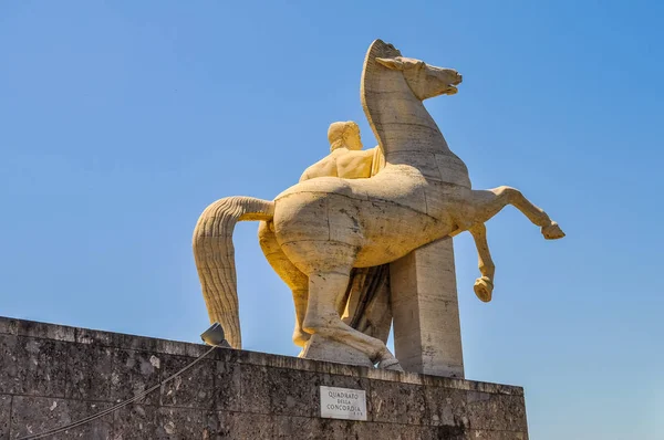 HDR Palazzo della Civilta Italiana — Fotografia de Stock