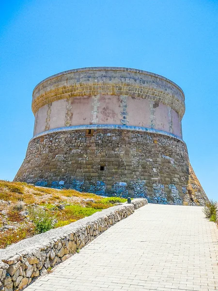 HDR Fornells Tower in Minorca — Stock Photo, Image