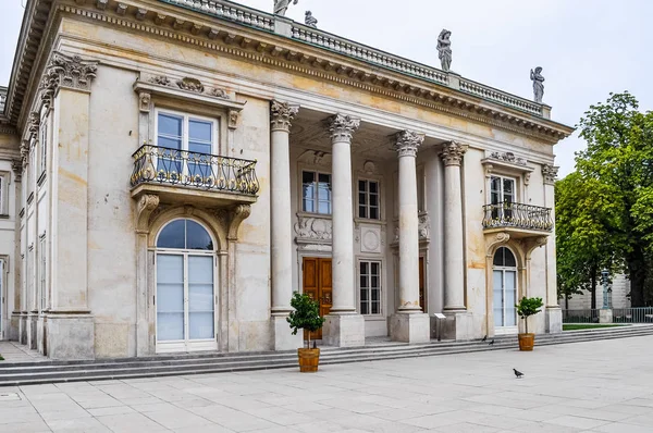 HDR The Lazienki Palace in Warsaw — Stock Photo, Image