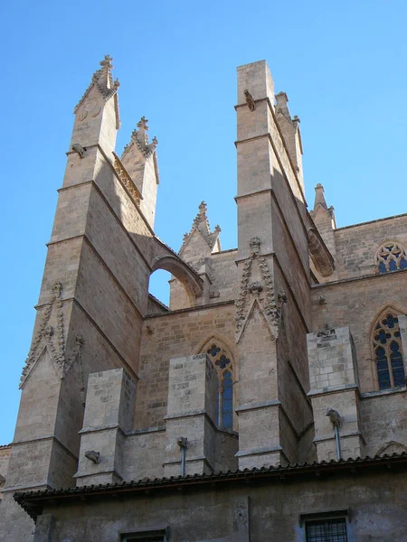 La seu cattedrale a palma de mallorca — Foto Stock