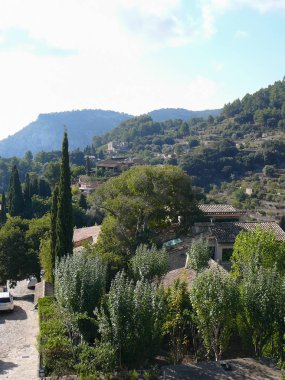 Valldemossa şehir görünümünü