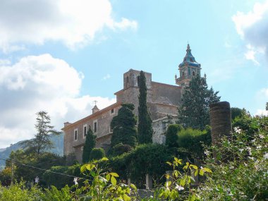 Valldemossa şehir görünümünü